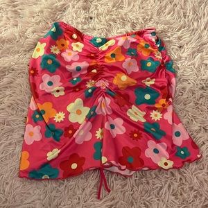 shein flower skirt